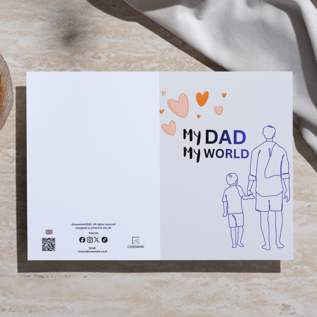 My Dad, My World – Greeting Card