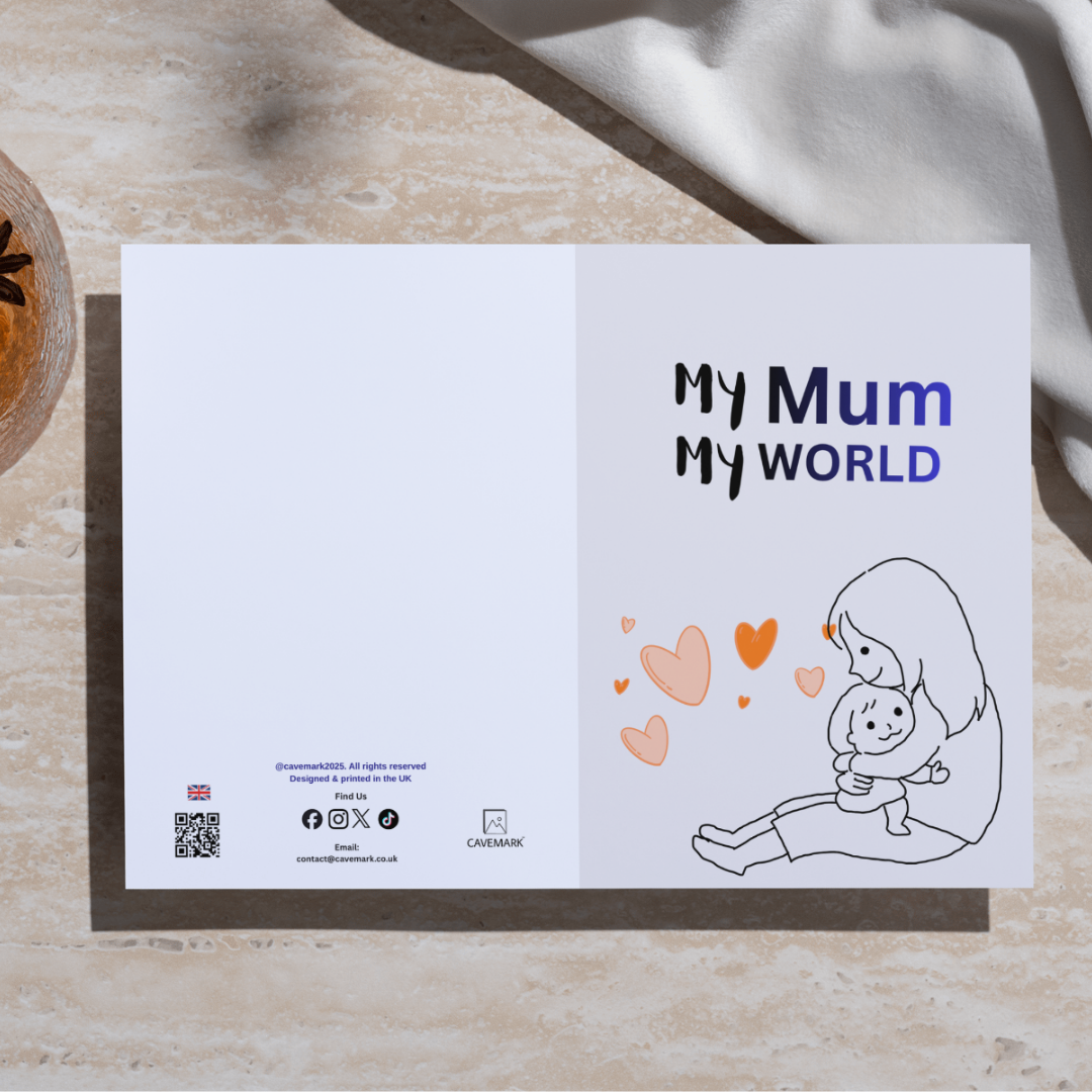 My Mum, My World- Greeting Card